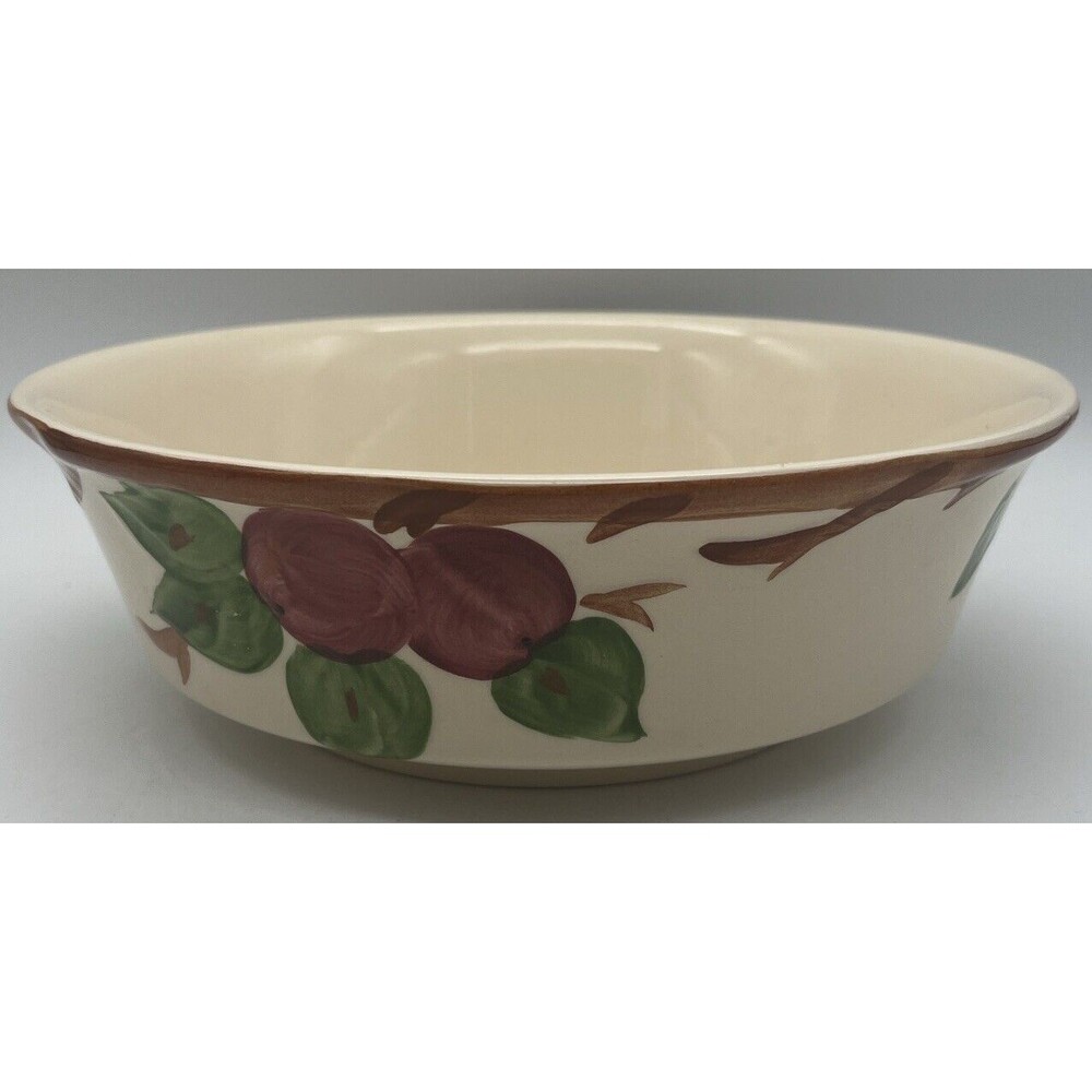Vintage Franciscan Apple 9" Round Serving Bowl 1979-1984 Back Stamp